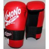 Kimono Semi Contact Karate Gloves PU Quality Red/Blk Sz XS-XL
